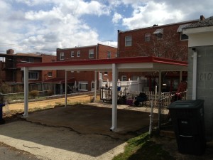 Thanks to its small footprint and light structure, a car port is easy to install even on smaller yards. It also helps you shield your car from the elements.